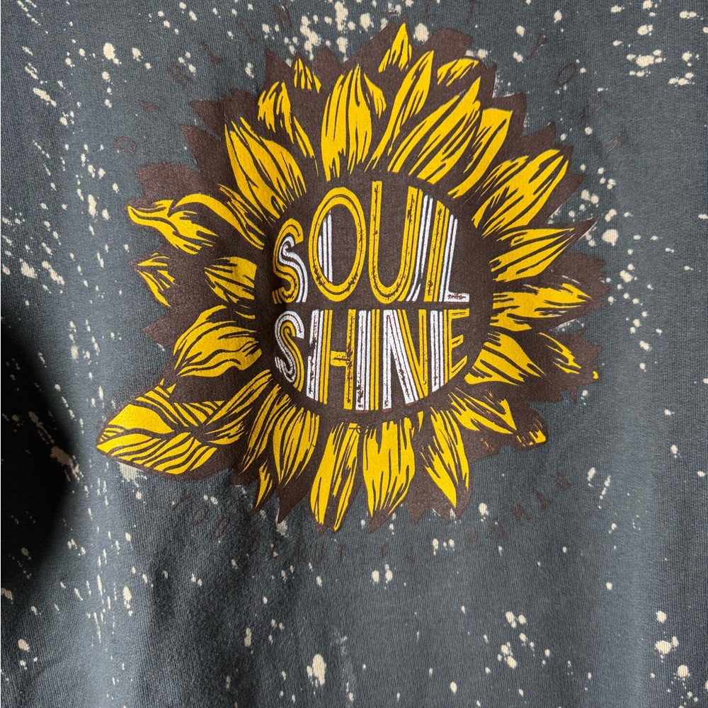 Southern Bliss BLEACHED SWEATSHIRT SOULSHINE Size L - Picture 2 of 9